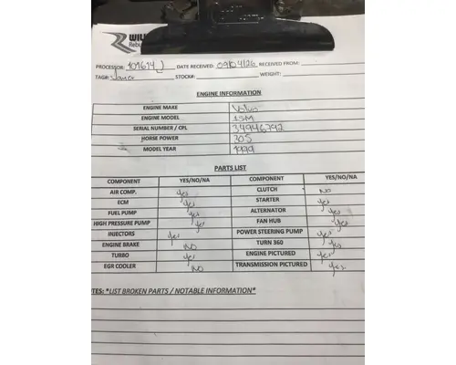 CUMMINS ISM Engine Assembly