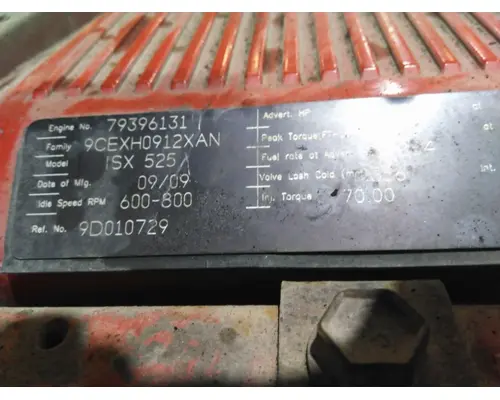 CUMMINS ISX 3320 ENGINE ASSEMBLY
