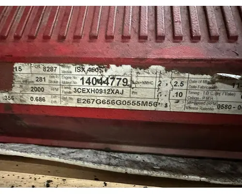 CUMMINS ISX 450ST Valve Coverengine cover