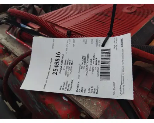 CUMMINS ISX 8287 ENGINE ASSEMBLY