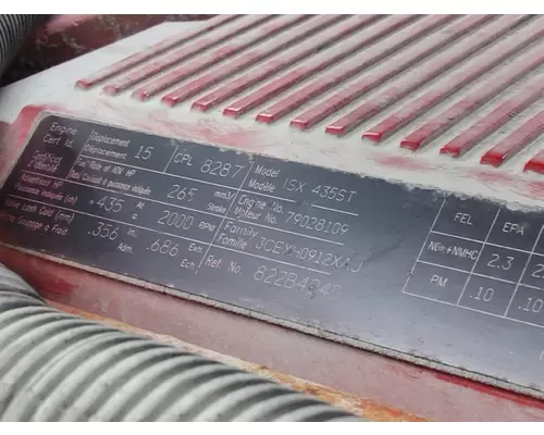CUMMINS ISX 8287 ENGINE ASSEMBLY