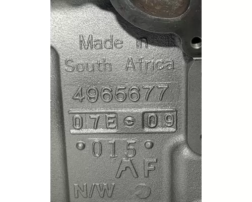 CUMMINS ISX DPF Cylinder Block