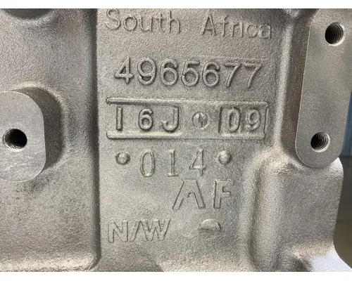 CUMMINS ISX DPF Cylinder Block