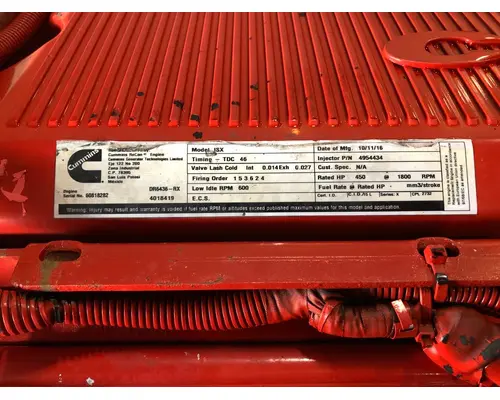 CUMMINS ISX DPF Engine Assembly