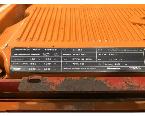 CUMMINS ISX DPF Engine Assembly