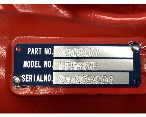 CUMMINS ISX DPF Turbocharger  Supercharger