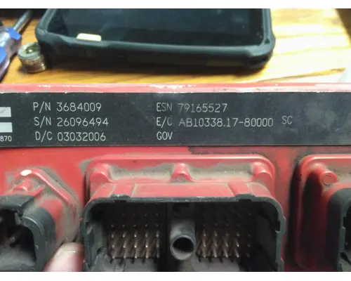 CUMMINS ISX EGR ENGINE CONTROL MODULE (ECM)