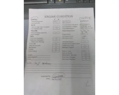 CUMMINS ISX12 4589 ENGINE ASSEMBLY