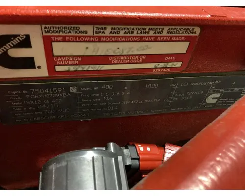 CUMMINS ISX12-G Engine Assembly