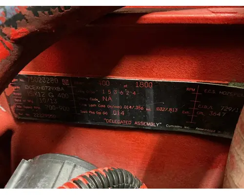 CUMMINS ISX12-G Engine Assembly