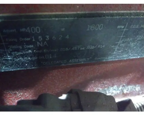 CUMMINS ISX12G 3647 ENGINE ASSEMBLY