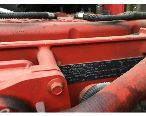 CUMMINS ISX12G 3647 ENGINE ASSEMBLY