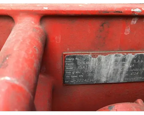 CUMMINS ISX12G 3647 ENGINE ASSEMBLY