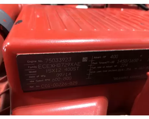 CUMMINS ISX12 Engine Assembly