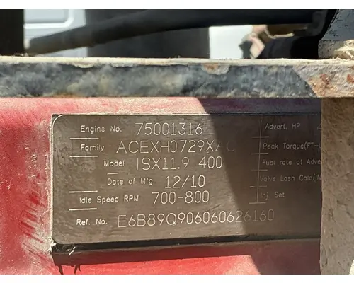 CUMMINS ISX12 Engine Assembly