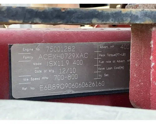 CUMMINS ISX12 Engine Assembly