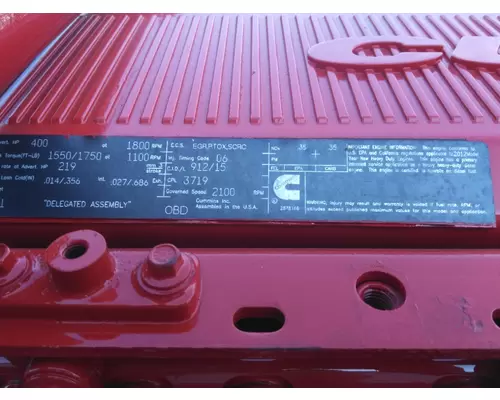 CUMMINS ISX15 3719 ENGINE ASSEMBLY