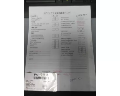 CUMMINS ISX15 3719 ENGINE ASSEMBLY