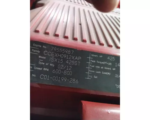 CUMMINS ISX15 3719 ENGINE ASSEMBLY