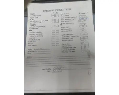 CUMMINS ISX15 3937 ENGINE ASSEMBLY