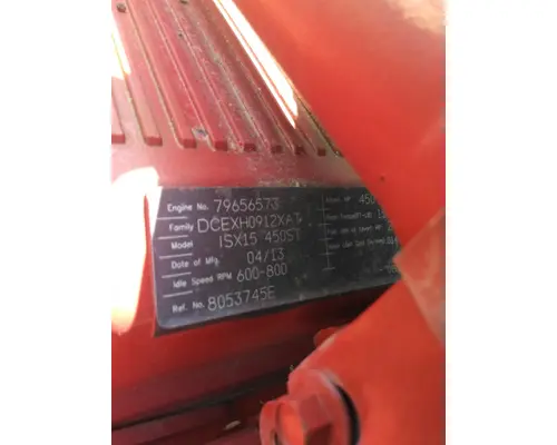 CUMMINS ISX15 3937 ENGINE ASSEMBLY