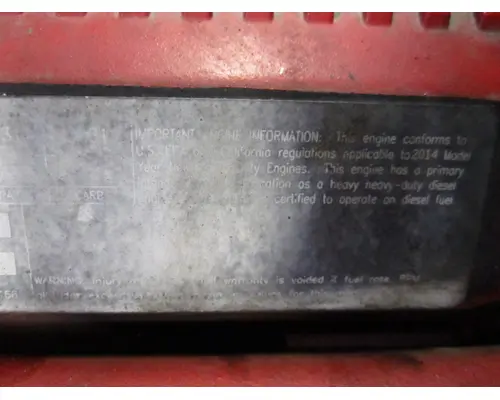 CUMMINS ISX15 3937 ENGINE ASSEMBLY