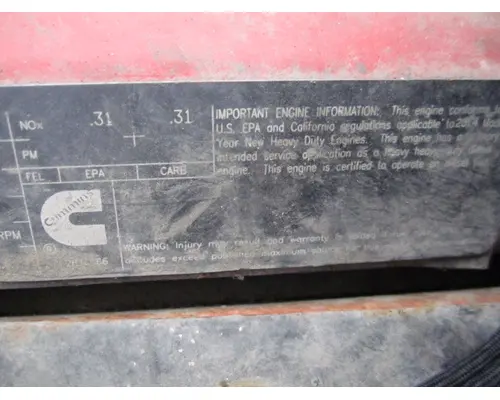CUMMINS ISX15 3937 ENGINE ASSEMBLY