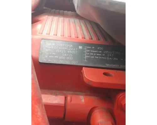 CUMMINS ISX15 4583 ENGINE ASSEMBLY