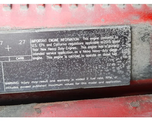 CUMMINS ISX15 4583 ENGINE ASSEMBLY