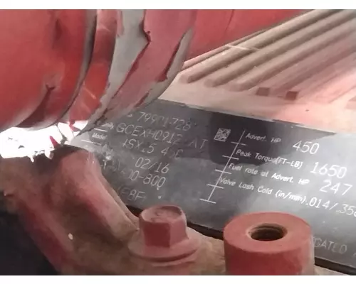 CUMMINS ISX15 4586 ENGINE ASSEMBLY