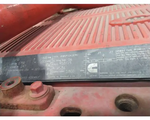CUMMINS ISX15 4586 ENGINE ASSEMBLY