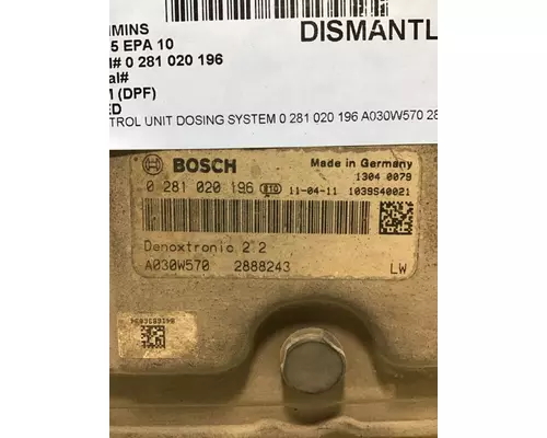 CUMMINS ISX15 EPA 10 AFTERTREATMENT CONTROL MODULE (ACM)