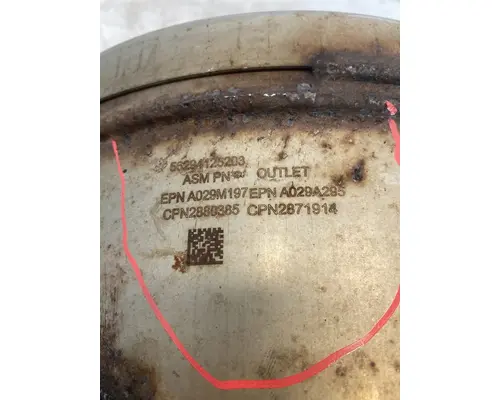 CUMMINS ISX15 DPF (Diesel Particulate Filter)