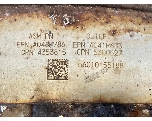 CUMMINS ISX15 DPF (Diesel Particulate Filter)