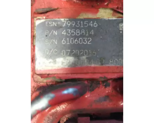 CUMMINS ISX15 ENGINE CONTROL MODULE (ECM)