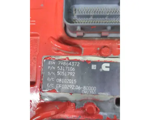 CUMMINS ISX15 ENGINE CONTROL MODULE (ECM)