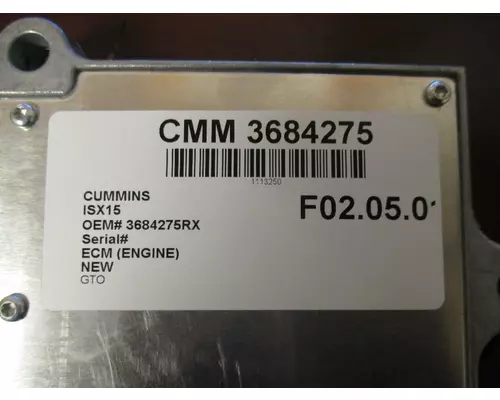 CUMMINS ISX15 ENGINE CONTROL MODULE (ECM)