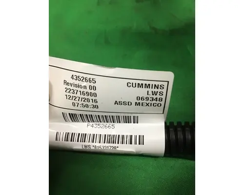 CUMMINS ISX15 ENGINE WIRING HARNESS