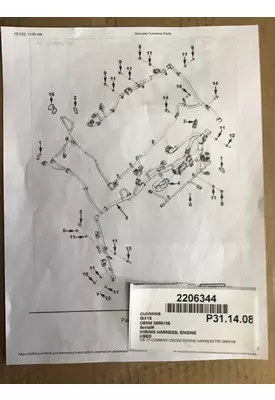 CUMMINS ISX15 ENGINE WIRING HARNESS