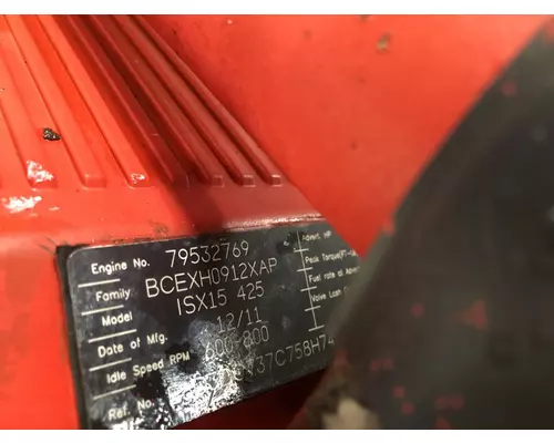 CUMMINS ISX15 Engine Assembly