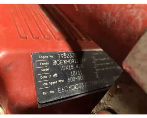 CUMMINS ISX15 Engine Assembly