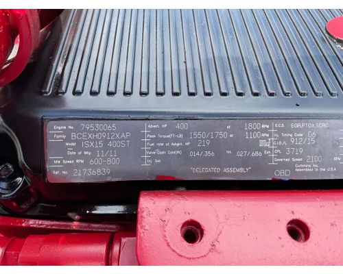 CUMMINS ISX15 Engine Assembly