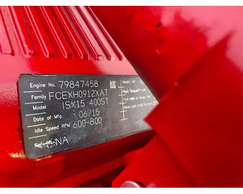 CUMMINS ISX15 Engine Assembly