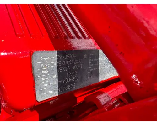 CUMMINS ISX15 Engine Assembly