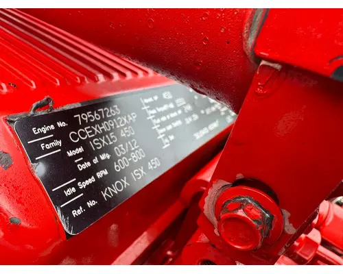 CUMMINS ISX15 Engine Assembly