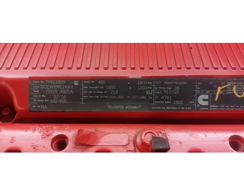 CUMMINS ISX15 Engine Assembly