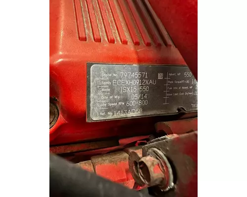CUMMINS ISX15 Engine Assembly