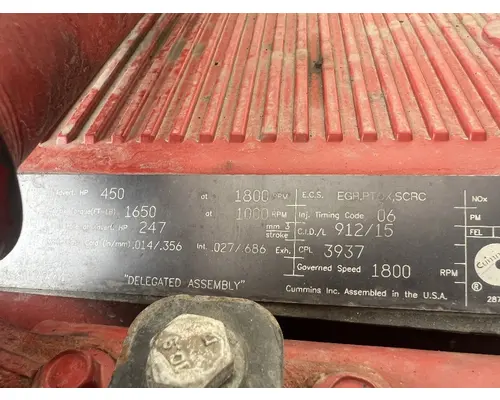 CUMMINS ISX15 Engine Assembly