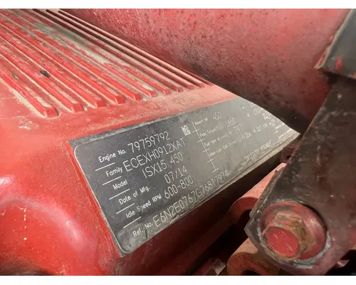 CUMMINS ISX15 Engine Assembly