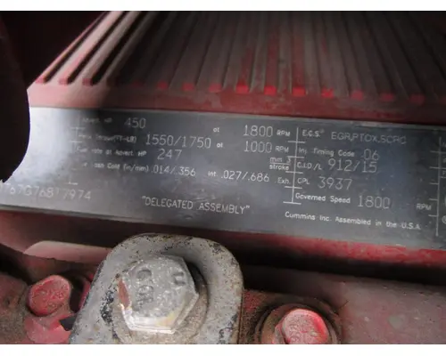 CUMMINS ISX15 Engine Assembly